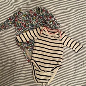 Baby Gap Long-Sleeve Newborn Onesies